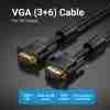 Vention VGA (3+6) Male to Male Cable With Ferrite Cores – 15 Meter – VEN-DAEBN