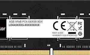 Lexar SODIMM DDR4 RAM 8GB 3200 MHz, 260-Pin SODIMM Laptop Memory, High Performance SO-DIMM, PC Laptop Computer Memory (LD4AS008G-B3200GSST)