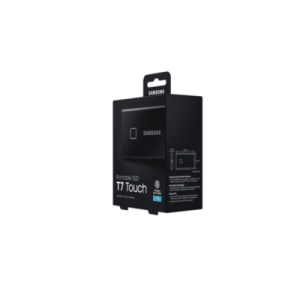 Samsung T7 Touch Portable External SSD 2TB with Fingerprint Security - Black - MU-PC2T0K/WW