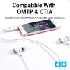 Vention 3.5mm male to dual female audio splitter close-up view" "Vention VEN-BDAW0 headphone adapter connected to a smartphone" "Dual headphone jack splitter by Vention on a white background" "Compact 3.5mm audio splitter for shared headphone use" "Vention audio converter for mobile, laptop, and tablet use" "Black 4-pole 3.5mm splitter with durable ABS build"