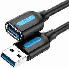Vention CBHBI USB 3.0 A Male To A Female Extension Cable 3M - Image 3