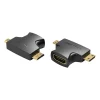 Vention Mini HDMI – Micro HDMI Male To HDMI Female Adapter(Black) - Image 4
