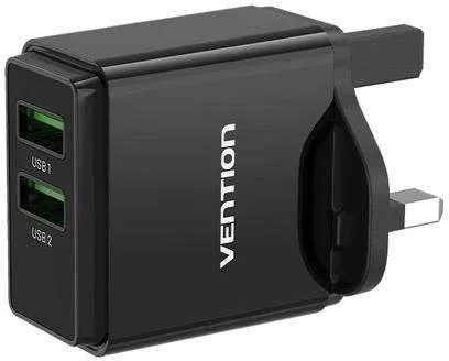 Vention VEN-QC67-UK-B Two-Port USB (A+C) Wall Charger (18W/20W) - Image 4