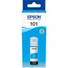 The Epson 101 EcoTank Cyan Ink Bottle (70 ml, C13T03V24A) delivers vibrant, true-to-life cyan prints with ultra-low cost per page. Designed for EcoTank refillable printers, its mess-free bottle ensures quick, reliable refills and consistent, professional-quality results.