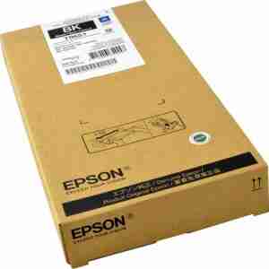 Epson C13T965140 XL Black Ink Cartridge front packaging High-yield Epson black ink cartridge compatible with WF-M52xx and WF-M57xx Genuine Epson XL ink cartridge for business printing 10,000-page Epson black ink cartridge for WorkForce Pro Epson WorkForce Pro WF-M5300 compatible XL black cartridge Durable, smudge-free black ink for monochrome business printers