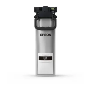 Epson C13T11C140 Black Ink Cartridge for WF-C5390 printer Genuine Epson high-yield black cartridge C13T11C140 Epson pigment-based black ink for business printing XL capacity Epson black ink cartridge with 3,000-page yield Epson C13T11C140 cartridge box front view Compatible black ink cartridge for Epson WF-C5890DWF printer