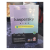 Kaspersky Plus 2024 box for 3 devices, 1-year license Kaspersky security software user dashboard interface Product listing of Kaspersky Plus at Almiria Techstore Mobile and desktop icons showing multi-device support VPN and antivirus protection icon highlights Almiria Limited storefront or branding