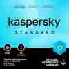 Kaspersky Standard Antivirus box for 5 devices – 1-year license Dashboard interface showing device security overview Kaspersky running on Windows, Mac, Android, and iOS devices Kaspersky anti-phishing alert screen Antivirus optimization tool cleaning system files Kaspersky product listing at a Kenyan online store