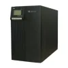 Front view of the Mercury MDC3320s UPS showing LCD display and control panel Side angle of Mercury 20 kVA UPS with battery compartment doors open Rear view of MDC3320s displaying 3-phase input/output terminals and communication ports Close-up of the UPS LCD screen showing load and battery status readings Mercury MDC3320s UPS rack-mounted in a server room environment Technician connecting RS485 and SNMP cables to the Mercury MDC3320s UPS