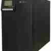 Front view of the Mercury MDC3320s UPS showing LCD display and control panel Side angle of Mercury 20 kVA UPS with battery compartment doors open Rear view of MDC3320s displaying 3-phase input/output terminals and communication ports Close-up of the UPS LCD screen showing load and battery status readings Mercury MDC3320s UPS rack-mounted in a server room environment Technician connecting RS485 and SNMP cables to the Mercury MDC3320s UPS