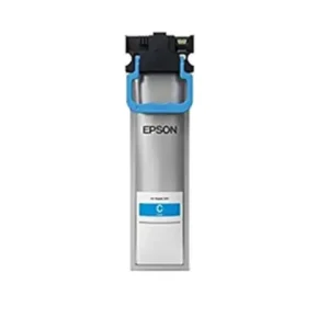 Epson C13T11C240 Cyan Ink Cartridge for WF-C5390 printer Genuine Epson cyan high-yield ink cartridge with XL capacity Box of Epson C13T11C240 cyan ink for WF-C5890DWF Side view of Epson pigment-based cyan ink cartridge High-volume cyan cartridge compatible with Epson WorkForce Pro printers Epson WF-C5390/C5890 compatible cyan cartridge from Almiria Kenya