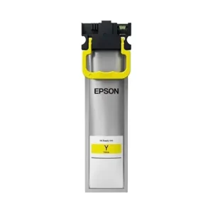 Epson C13T01C400 XL Yellow Ink Cartridge product image Installed yellow cartridge inside Epson WF-C579R printer High-yield Epson yellow ink cartridge for business use Epson original ink packaging – XL Yellow C13T01C400 Side view of Epson yellow cartridge for WF-C529R Almiria Kenya product showcase – Epson XL yellow cartridge