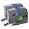 Compatible Brother TZ2-531 black on blue 12mm label tape roll Brother P-touch printer with TZ2-531 label installed Sample label with black text on blue background Laminated label applied to storage bin or cable Close-up of TZ2-531 tape cartridge and backing Durable blue label used in an industrial setting Let me know if you'd like this bundled with matching accessories (e.g., other 12mm