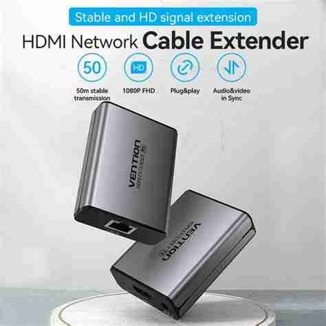 Vention HDMI Extender 60M for CAT6 and CAT7 network cable installation