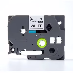 Alternative view of Brother TZ2-251 Black on White 24mm Compatible Tapes