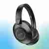 Vention SoundMate NBBB0 wireless headphones front view Side angle of Vention on-ear Bluetooth headphones Vention SoundMate NBBB0 with soft ear cushions Built-in control buttons on Vention wireless headphones Vention headphones charging via USB cable Lifestyle image of Vention headphones in use with mobile device