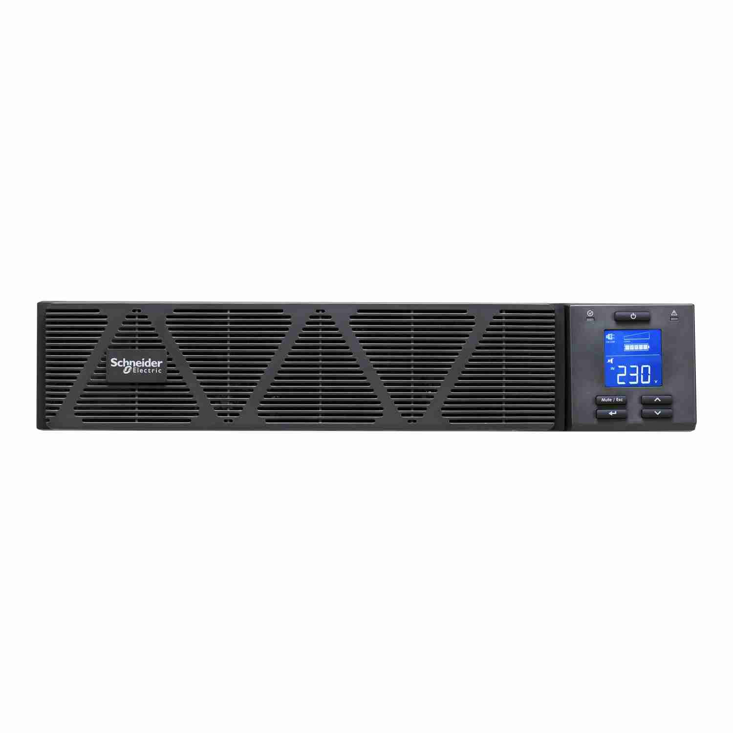 Rack-mounted APC Easy UPS 10KVA in data center setup