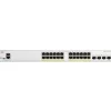 Cisco Catalyst 1300-24P-4G 24-Port PoE+ Switch Cisco Managed Switch with 4 SFP Uplink Ports Cisco C1300-24P-4G Silent Fanless Gigabit Switch Cisco 195W PoE+ Network Switch for Business Cisco Catalyst 1300-24P-4G Switch Front View Cisco Gigabit Layer 2/3 Switch with PoE and SFP
