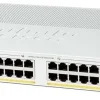 Cisco Catalyst 1300-24P-4G 24-Port PoE+ Switch Cisco Managed Switch with 4 SFP Uplink Ports Cisco C1300-24P-4G Silent Fanless Gigabit Switch Cisco 195W PoE+ Network Switch for Business Cisco Catalyst 1300-24P-4G Switch Front View Cisco Gigabit Layer 2/3 Switch with PoE and SFP