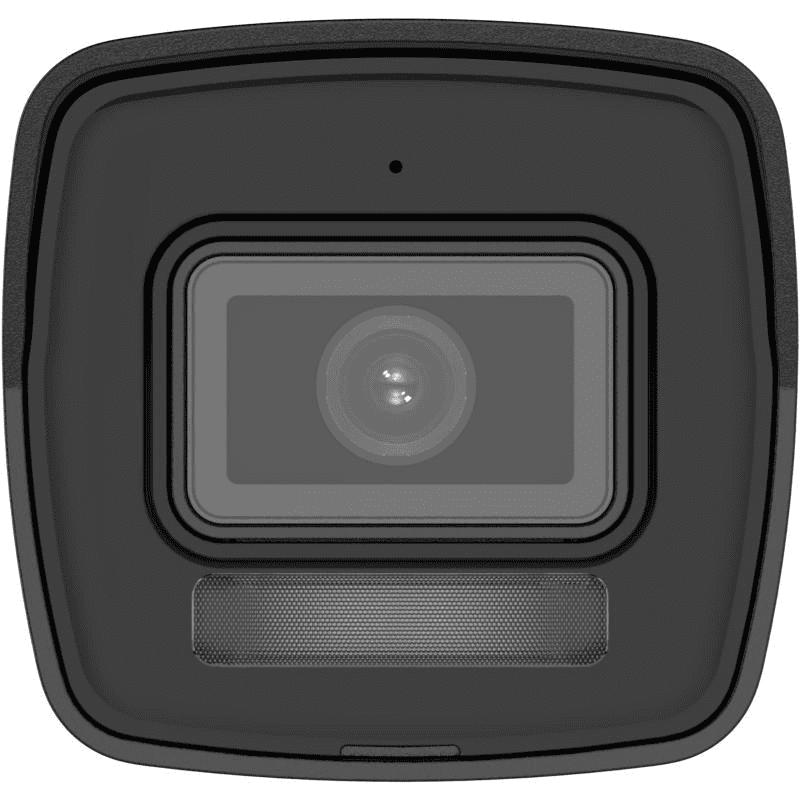 Hikvision DS-2CD1023G2-LIDUF/4G/SL 2MP 4G camera front view Fixed bullet CCTV with IR and white light Outdoor LTE-enabled IP camera with speaker Hikvision 2MP hybrid light bullet camera Flashing light deterrent bullet camera DS-2CD1023G2-LIDUF/4G/SL with Smart Hybrid Light for remote sites
