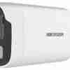 Hikvision DS-2CD1T83G2-LIUF/SL 8MP bullet camera front view 4mm bullet security camera with flashing light Hikvision IP camera with IR and white light night vision Built-in mic and speaker Hikvision deterrent camera Fixed lens hybrid-light bullet camera side view Hikvision smart 8MP camera with two-way audio and IP67 rating