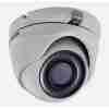 Hikvision DS-2CE78D0T-LTS turret camera front view 2MP fixed lens camera with two-way audio Outdoor-ready Hikvision turret camera with mic and speaker Hikvision camera with 40m IR night vision DS-2CE78D0T-LTS side view showing metal body Hikvision turret CCTV with built-in audio for indoor and outdoor use
