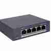 Hikvision DS-3E0505-O 5-Port Gigabit Switch Compact Hikvision Gigabit Network Switch Metal Shell Desktop Network Switch Fanless Silent Gigabit Switch 10Gbps 5-Port Switch by Hikvision Hikvision Energy-Efficient Network Switch