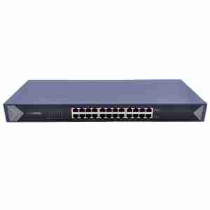 Hikvision DS-3E0524-E(C) 24-Port Gigabit Switch 24-Port Gigabit Network Switch by Hikvision Rack-Mountable Hikvision Switch for Offices Hikvision High-Speed Ethernet Switch with 6KV Surge Protection DS-3E0524-E(C) Front Panel Ports View Silent Fan-Free Metal Gigabit Switch