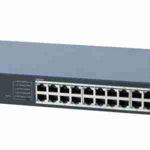 Hikvision DS-3E0524-E(C) 24-Port Gigabit Switch 24-Port Gigabit Network Switch by Hikvision Rack-Mountable Hikvision Switch for Offices Hikvision High-Speed Ethernet Switch with 6KV Surge Protection DS-3E0524-E(C) Front Panel Ports View Silent Fan-Free Metal Gigabit Switch