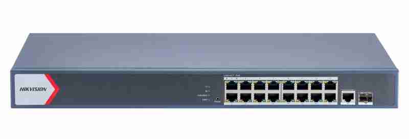 Hikvision DS-3E1518P-EI/M 16 Port Gigabit Smart POE Switch