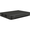 Hikvision iDS-7216HQHI-M1/XT DVR front panel view Rear ports of Hikvision AcuSense DVR for 16 channels Smart DVR with facial recognition features by Hikvision 1U DVR for analog and IP surveillance systems Hikvision 16-channel DVR with HDMI and VGA outputs AI-powered security DVR for perimeter protection and motion analytics