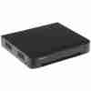Hikvision iDS-7216HQHI-M1/XT DVR front panel view Rear ports of Hikvision AcuSense DVR for 16 channels Smart DVR with facial recognition features by Hikvision 1U DVR for analog and IP surveillance systems Hikvision 16-channel DVR with HDMI and VGA outputs AI-powered security DVR for perimeter protection and motion analytics