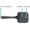 Huawei IdeaShare Key Type-C Wireless Sharing Dongle USB Type-C Screen Sharing Dongle for Huawei IdeaHub One-Tap Wireless Display for Windows and Android Huawei IdeaShare Dongle with Type-C and Type-A Support Huawei Wireless Presentation Device for Multi-OS Compact Screen Sharing Dongle Type-C Huawei