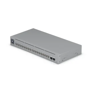 Ubiquiti UniFi USW-Pro-Max-16-PoE switch with LCD screen