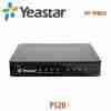 Yeastar P520 IP PBX front panel view Yeastar VoIP phone system with remote access P520 PBX unit with dual Ethernet ports Compact business phone system by Yeastar Yeastar P-Series PBX for SMEs Modular Yeastar IP PBX with call center features