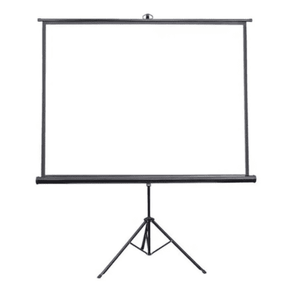 Auto Electric Projector Screen 243x243 cm Fully Extended View Motorized Projector Screen 96x96 Inches Front View Electric Projector Screen with Wall or Ceiling Mounting Options Auto Electric Projector Screen for Home Cinema Setup Silent Motorized Projector Screen Operation Close-up Auto Electric Projector Screen High-Gain Surface Material