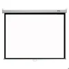 Auto Electric Projector Screen 243x243 cm Fully Extended View Motorized Projector Screen 96x96 Inches Front View Electric Projector Screen with Wall or Ceiling Mounting Options Auto Electric Projector Screen for Home Cinema Setup Silent Motorized Projector Screen Operation Close-up Auto Electric Projector Screen High-Gain Surface Material