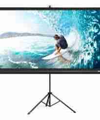 Auto Electric Projector Screen 243x243 cm Fully Extended View Motorized Projector Screen 96x96 Inches Front View Electric Projector Screen with Wall or Ceiling Mounting Options Auto Electric Projector Screen for Home Cinema Setup Silent Motorized Projector Screen Operation Close-up Auto Electric Projector Screen High-Gain Surface Material
