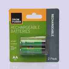 Drom Power Double AA Rechargeable Battery