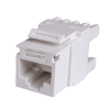 GIGANET GN-C6A-U/UTP-KJP Keystone UTP Front View GIGANET CAT6A RJ45 Keystone Jack Close-up GIGANET Keystone Jack for Patch Panel Installation GIGANET UTP CAT6A Snap-In Keystone Module Side View of GIGANET GN-C6A-U/UTP-KJP Network Connector GIGANET CAT6A Keystone Jack with T568A/B Wiring Guide