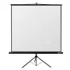 LW TPS-240T Tripod Projector Screen Fully Extended Front View LW TPS-240T 240 x 240 cm Projection Screen on Tripod Portable Tripod Projector Screen Matte White Surface LW TPS-240T Foldable Projector Screen with Adjustable Height Lightweight Tripod Projection Screen for Events and Offices LW TPS-240T Screen with Durable Tripod Stand Close-up