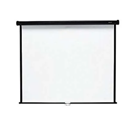 Wall Mount Projector Screen 127 x 127 cm Front View Compact 50x50 Inch Wall Mounted Projector Screen Matte White Fabric Projector Screen for Clear Display Wall Mounted Projector Screen Easy Installation Kit Durable Construction of Wall Mount 127x127 cm Screen Projector Screen Installed on Wall – 50x50 Inches Size 127 cm (50*50 inches)