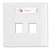 Siemon CAT6 Dual Faceplate