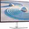 Front view of Dell S2725H 27" Full HD Monitor in black. Side profile showcasing the slim design of the Dell S2725H monitor. Rear view highlighting the textured back of the Dell S2725H monitor. Close-up of the integrated 5W speakers on the Dell S2725H monitor. Dell S2725H monitor displaying vibrant visuals on its IPS panel. Dell S2725H monitor connected to a laptop via HDMI.