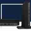 Front view of HP Elite Mini 800 G9 Desktop PC showcasing compact design Rear panel displaying various connectivity ports Included HP 125 Wired Mouse and HP 320K Wired Keyboard Side profile highlighting sleek black finish Top view emphasizing compact footprint Close-up of USB-C and USB-A ports on the front panel