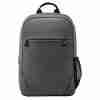 Front view of HP Prelude 15.6" Laptop Backpack in grey Side profile showcasing the slim design of the HP 2Z8P3AA backpack Interior view displaying organized compartments of the HP Prelude 15.6" Backpack HP 2Z8P3AA Backpack attached to a rolling suitcase handle Close-up of the padded shoulder straps on the HP Prelude 15.6" Backpack HP Prelude 15.6" Backpack with a laptop and accessories inside