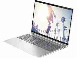 HP ProBook 460 G11 top view with 16-inch WUXGA screen HP 9Y7S3ET left-side ports including USB-C and HDMI Close-up of backlit keyboard and numeric keypad Right-side view showing USB-A and RJ-45 ports Silver chassis with HP logo and fingerprint reader Poly Studio logo indicating premium audio components