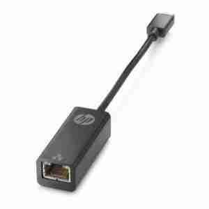 HP USB-C to RJ45 Adapter - Black - V7W66AA