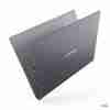 Front view of Lenovo IdeaPad Slim 3 14IRH10 in Luna Grey. Side profile showcasing the slim design of the Lenovo IdeaPad Slim 3 14IRH10. Top-down view highlighting the keyboard and touchpad of the Lenovo IdeaPad Slim 3 14IRH10. Rear view displaying the hinge and branding of the Lenovo IdeaPad Slim 3 14IRH10. Close-up of the 14" WUXGA display on the Lenovo IdeaPad Slim 3 14IRH10. Lenovo IdeaPad Slim 3 14IRH10 connected to peripherals via USB and HDMI ports.