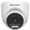 Hikvision - 2MP Smart Hybrid Light Audio Fixed Turret Camera-DS-2CE76D0T-LPFS(2.8MM)